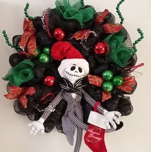 Jack Skellington Wreath